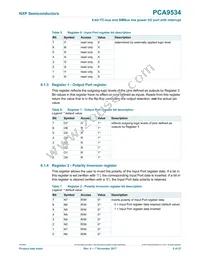 PCA9534D Datasheet Page 6