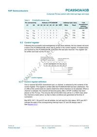 PCA9543APW Datasheet Page 6