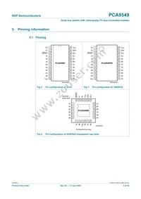 PCA9549PW Datasheet Page 3