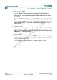 PCA9552D Datasheet Page 9
