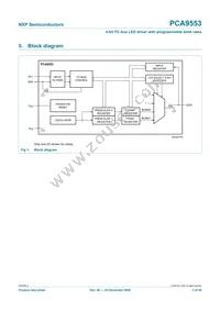 PCA9553TK/02 Datasheet Page 3