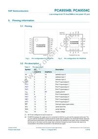 PCA9554CBSHP Datasheet Page 4