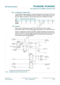 PCA9554CBSHP Datasheet Page 7
