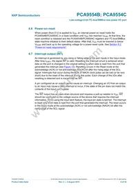 PCA9554CBSHP Datasheet Page 8