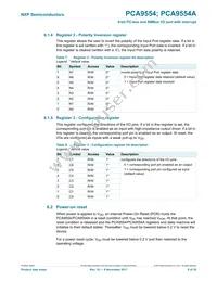 PCA9554TS Datasheet Page 8