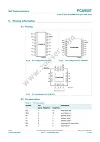 PCA9557BSHP Datasheet Page 5