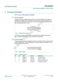 PCA9557BSHP Datasheet Page 7