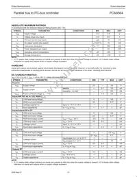 PCA9564N Datasheet Page 21