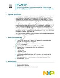 PCA9571GUX Datasheet Cover