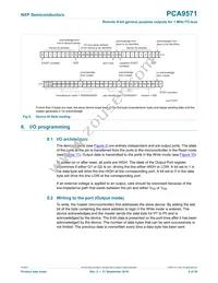 PCA9571GUX Datasheet Page 8