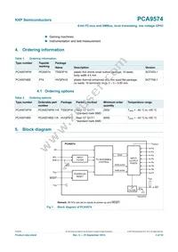 PCA9574HR Datasheet Page 3
