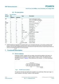 PCA9574HR Datasheet Page 6