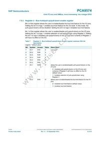 PCA9574HR Datasheet Page 9