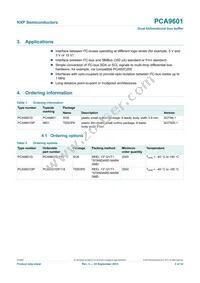 PCA9601DP Datasheet Page 2
