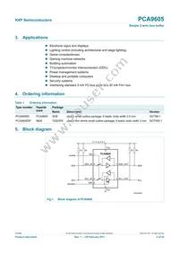 PCA9605DP Datasheet Page 2