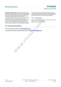 PCA9605DP Datasheet Page 21