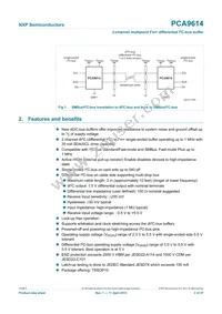 PCA9614DP Datasheet Page 2