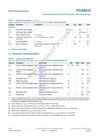PCA9615DPJ Datasheet Page 18