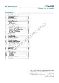 PCA9621PW Datasheet Page 18