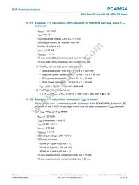 PCA9624PW Datasheet Page 22