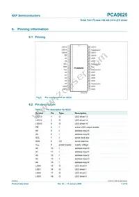 PCA9625D/S911 Datasheet Page 5