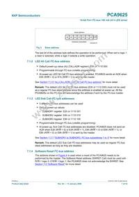 PCA9625D/S911 Datasheet Page 7