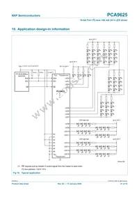 PCA9625D/S911 Datasheet Page 21