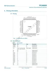 PCA9626BS Datasheet Page 5