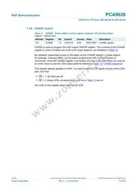 PCA9626BS Datasheet Page 15