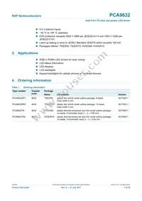 PCA9632TK2 Datasheet Page 3