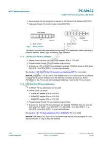 PCA9632TK2 Datasheet Page 7