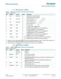PCA9634PW/S911 Datasheet Page 11