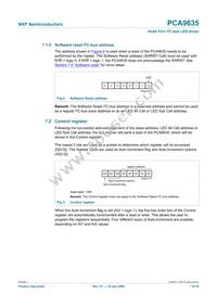 PCA9635PW/S911 Datasheet Page 7