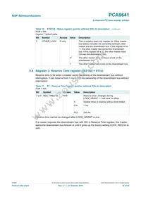 PCA9641PWJ Datasheet Page 18