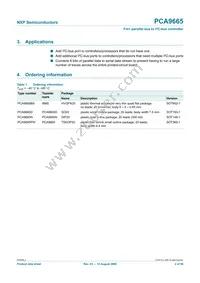 PCA9665N Datasheet Page 2