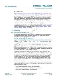 PCA9665PW/S911 Datasheet Page 17