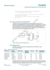 PCA9670D Datasheet Page 17