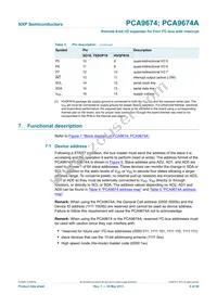 PCA9674PW/S911 Datasheet Page 6