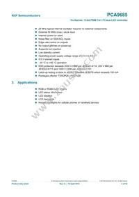 PCA9685PW Datasheet Page 3