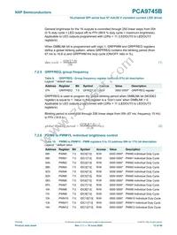 PCA9745BTW/Q900J Datasheet Page 12