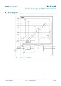 PCA9849PWJ Datasheet Page 3