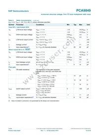PCA9849PWJ Datasheet Page 15