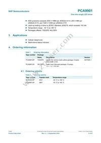 PCA9901UK Datasheet Page 2