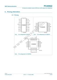 PCA9922PW Datasheet Page 4