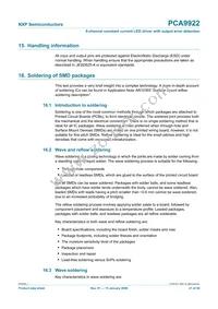 PCA9922PW Datasheet Page 21