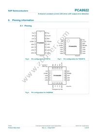 PCA9922PW Datasheet Page 4
