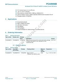 PCA9956BTWY Datasheet Page 3