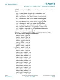 PCA9956BTWY Datasheet Page 21