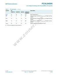 PCAL6408AEXX Datasheet Page 7