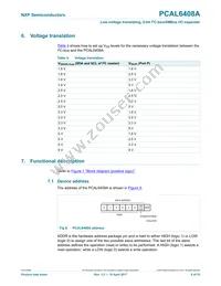 PCAL6408AEXX Datasheet Page 8